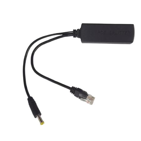 Gigabit PoE splitter - power output: 12 V, 2 A
